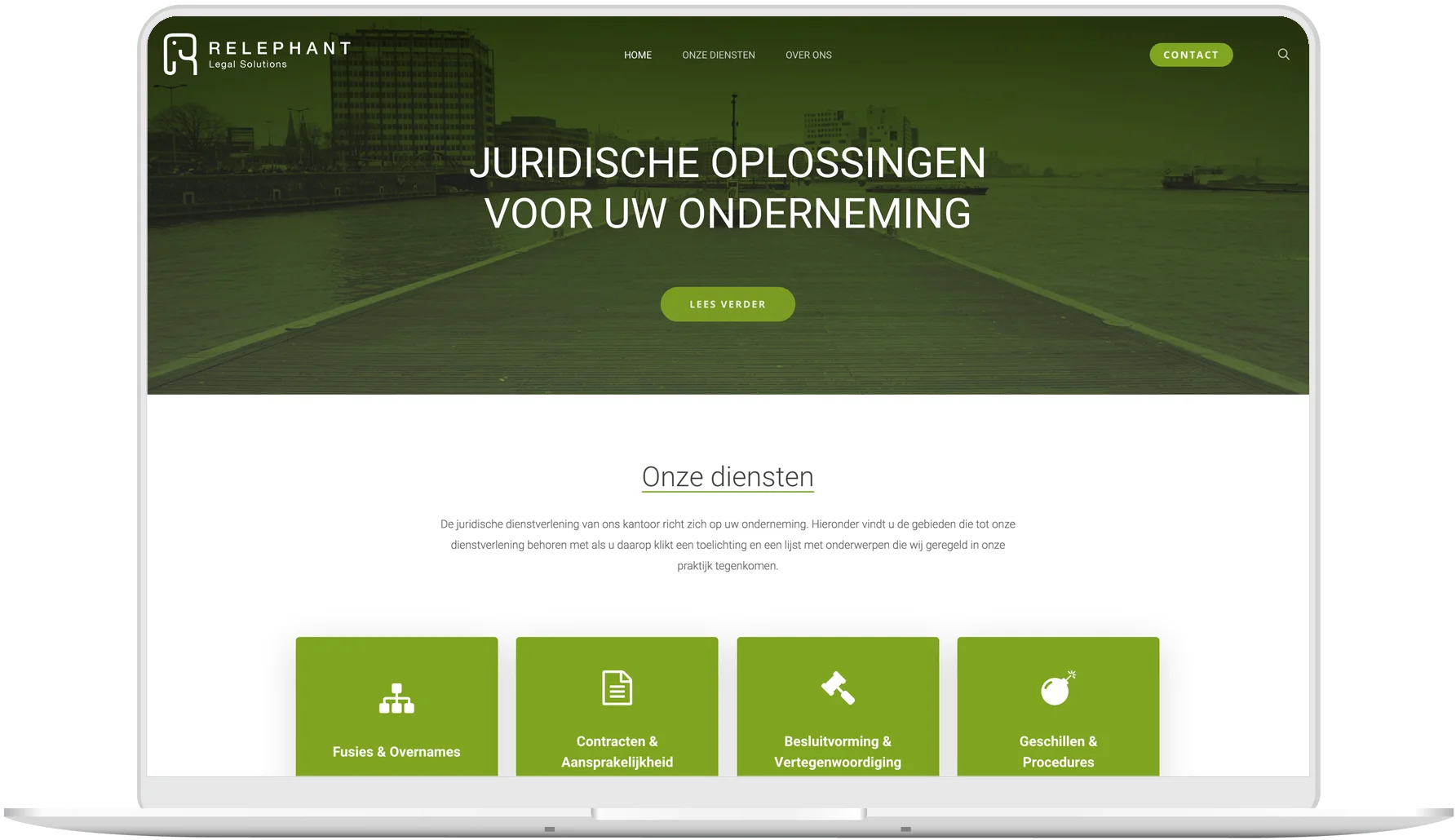 Advocatenkantoor website laten maken - Relephant Legal Solutions